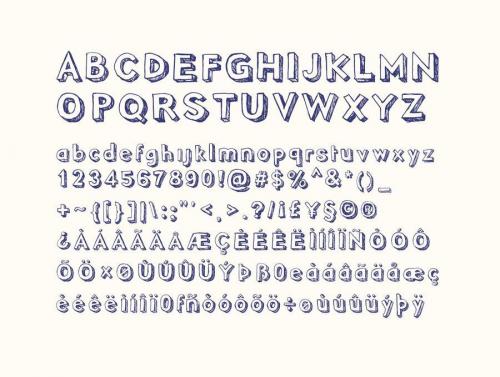 Pointy Font 04