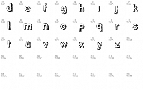 Pointy Font 1