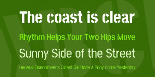 Post No Bills Colombo Font 1