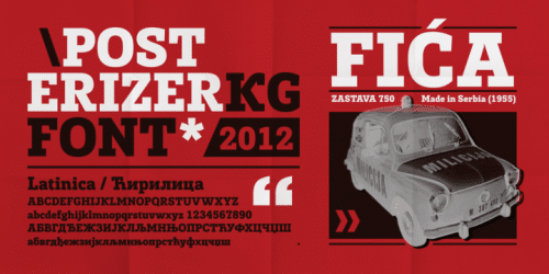 Posterizer KG Font 5