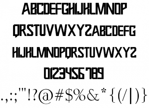 Power Rangers 2019 Font 7