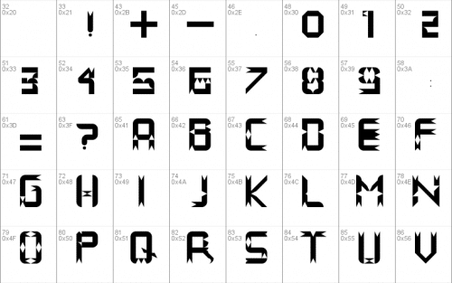 Primitive Font