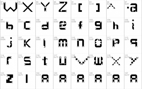 Primitive Font 1