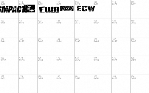 Pro Wrestling Logos Font 2