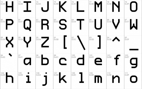 Profont Windows Font 1