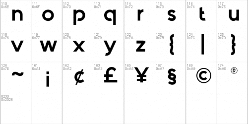 Quantify Font 2