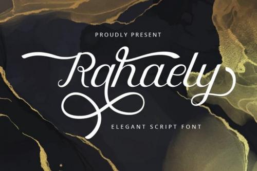 Rahaely Calligraphy Font