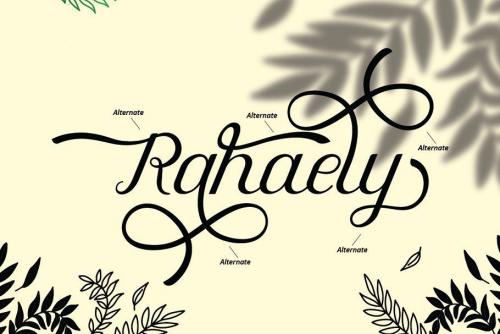Rahaely Calligraphy Font 2