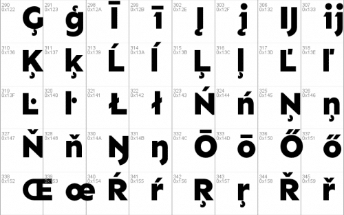 Rain Font 5