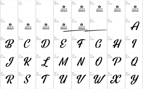 Rainbow Bridge Font 1
