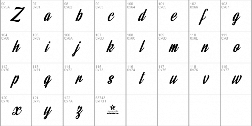 Rainbow Bridge Font 2
