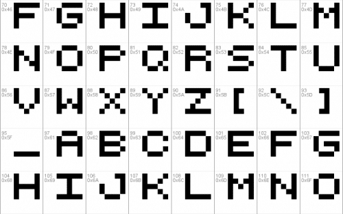 Retro Computer Font 1
