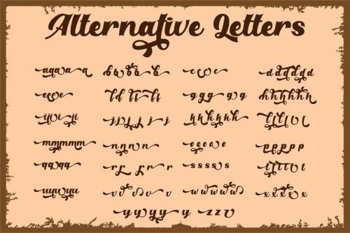 Retro Party Script Font 7