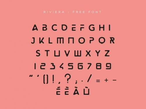 Riviera Display Font 4