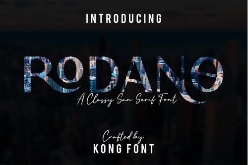 Rodano Display Font
