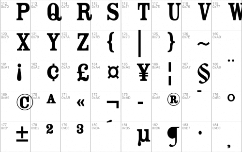 Rosewood Std Font 2