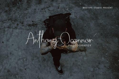 Routhem Handwritten Signature Font 4