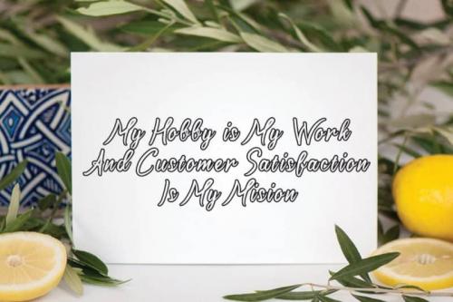 Rumujum Script Font 1