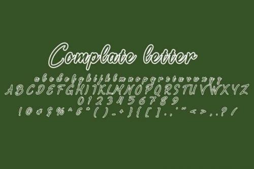 Rumujum Script Font 3