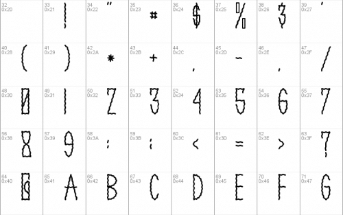 SMOKEY font 1