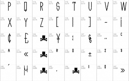 SMOKEY font 3