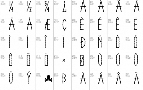 SMOKEY font 4