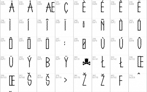 SMOKEY font 5