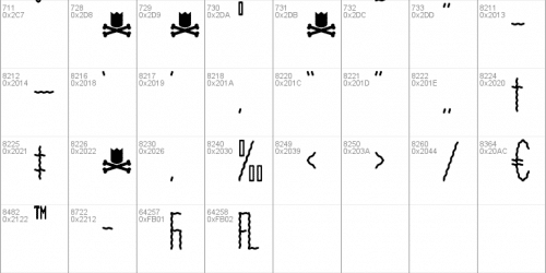 SMOKEY font 6