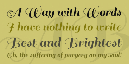 Sail Font 1