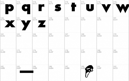 Scream Font 2