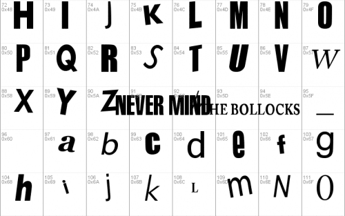Sex Pistols Font 2