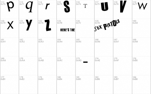 Sex Pistols Font 3