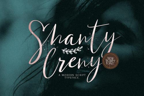 Shanti Creny Script Font