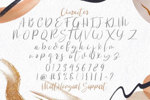 Shanti Creny Script Font 12