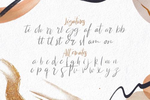 Shanti Creny Script Font 13
