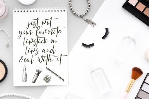 Shanti Creny Script Font 3