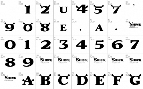 Shrek Font