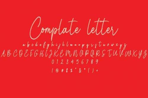 Silhouette Script Font 3