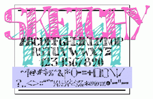 Sketchy Font