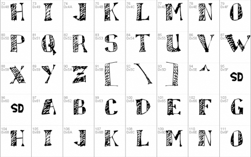 Sketchy Font 2