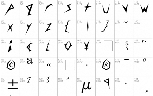 Slasher Font 2