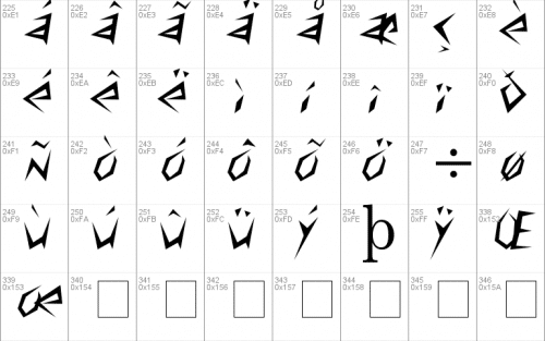 Slasher Font 4