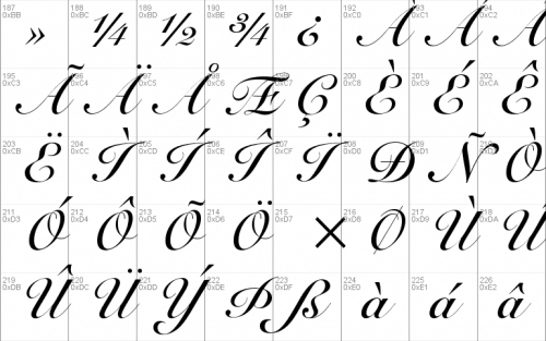 Snell Font 3