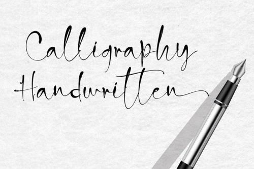 Snowland Natural Handwritten Script Font 1