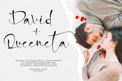 Snowland Natural Handwritten Script Font 5