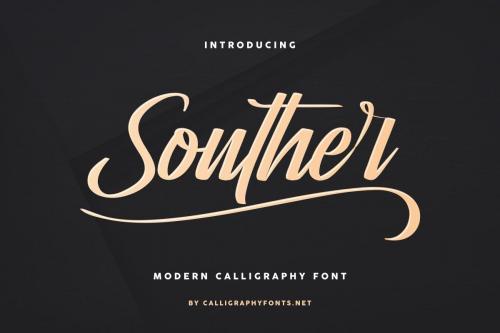 Souther Brush Script Font