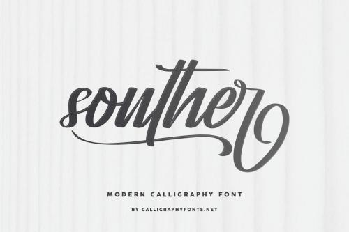 Souther Brush Script Font 1