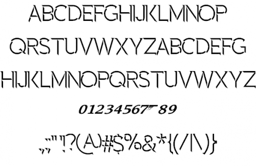 Spectre 007 Font 1