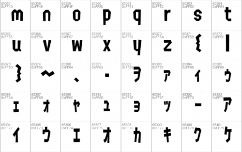 Splatfont 2 Font 102