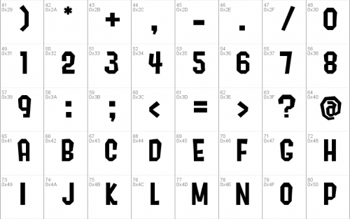 Splatfont 2 Font 2